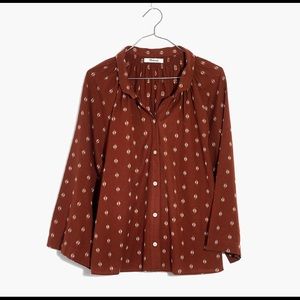 Madewell Raglan Peasant Shirt